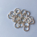 12mm Heavy Duty Open Jump Ring, Shiny Silver - Pack of 20 - Beads, Inc.