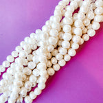 11mm White Freshwater Large Holed Pearl