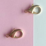 23mm Shiny Gold Lobster Claw Clasp - Pack of 2