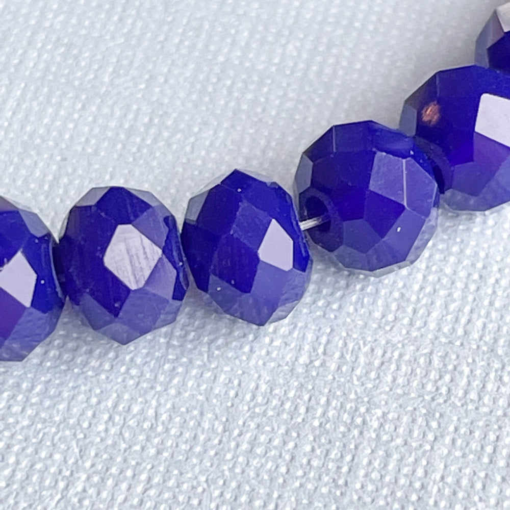 
                
                    Load image into Gallery viewer, 6mm Indigo Faceted Chinese Crystal Strand
                
            