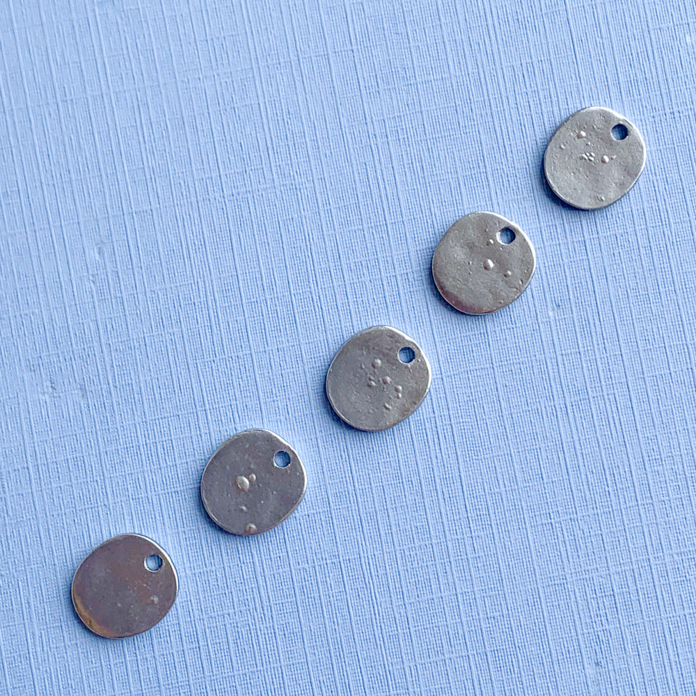 Plated Silver "Coin" - Pack of 5