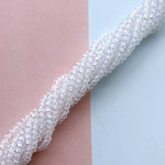 4mm Diamond Finish Clear Faceted Chinese Crystal Strand