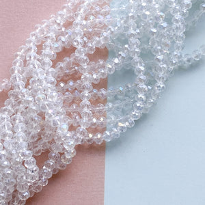 4mm Diamond Finish Clear Faceted Chinese Crystal Strand – Beads, Inc.