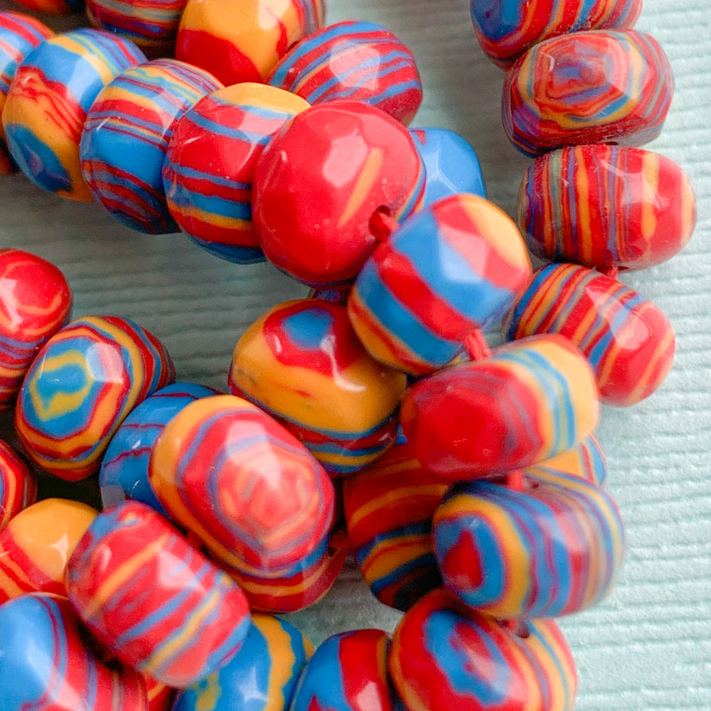 5mm Primary Colored Composite Rondelle Strand - Beads, Inc.