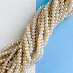 6mm Porcelain Faceted Chinese Crystal Rondelle Strand