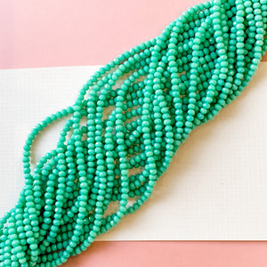4mm Calypso Green Chinese Crystal Strand