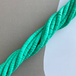 6mm Spearmint Polymer Clay Strand