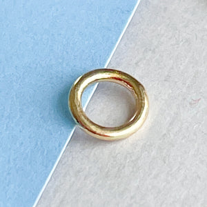 
                
                    Load image into Gallery viewer, 6mm Shiny Gold Plated Soldered Jump Rings - 20 Pack
                
            