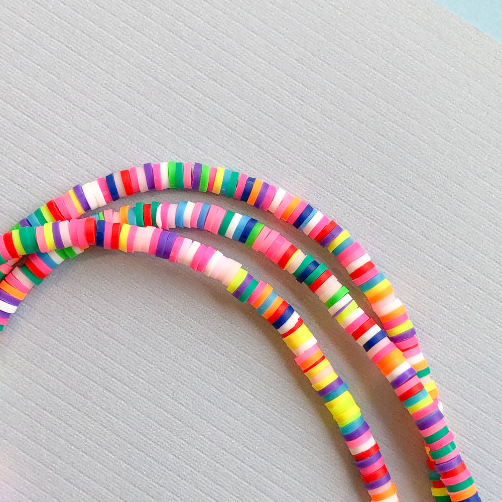 
                
                    Load image into Gallery viewer, 4mm Kitchen Sink Polymer Clay Heishi Strand - Beads, Inc.
                
            