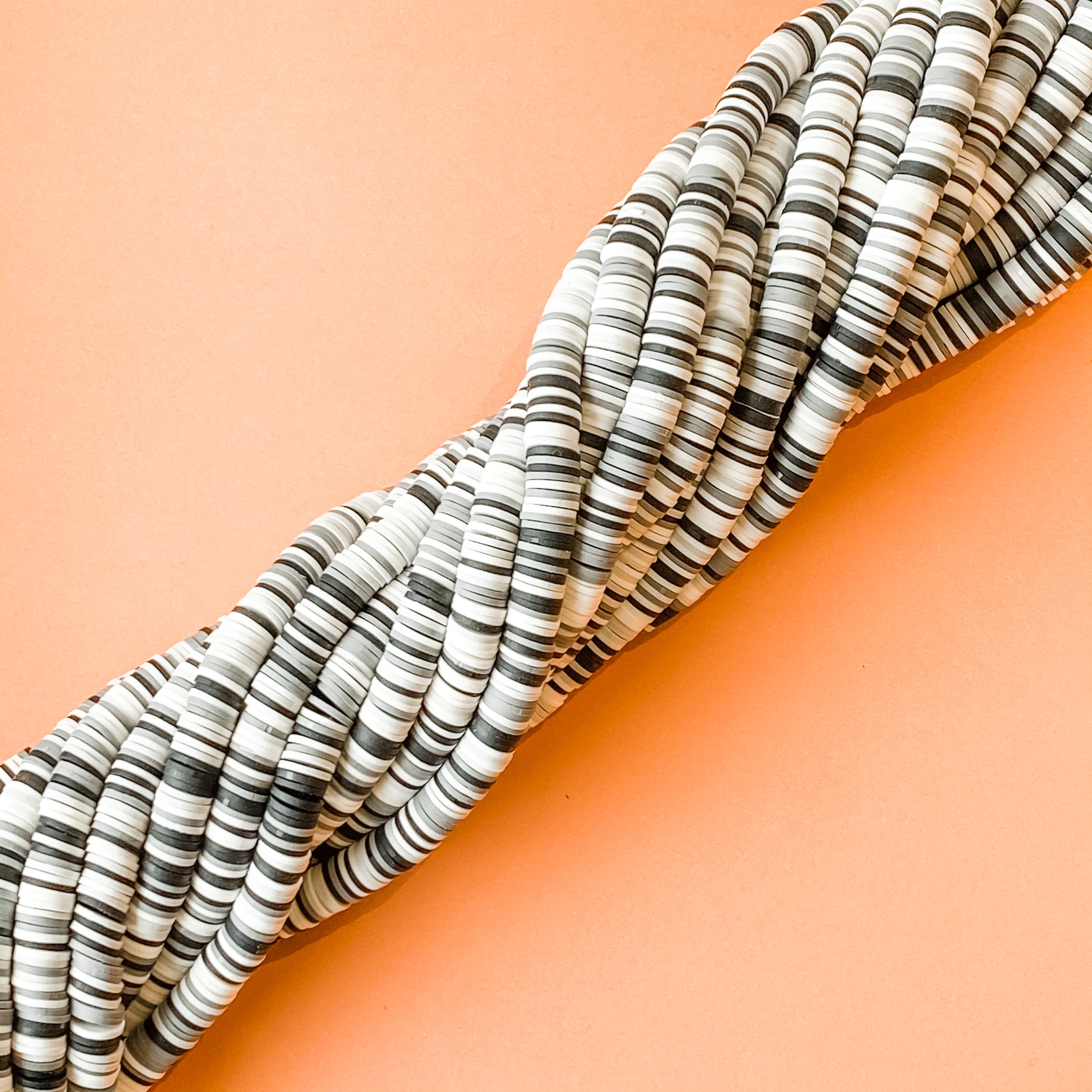 8mm Rhythm Multi Polymer Clay Heishi Strand – Beads, Inc.
