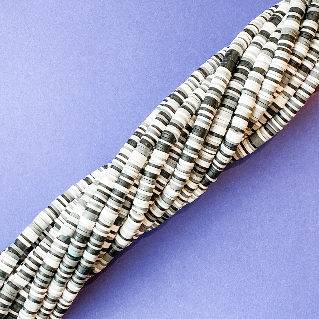 6mm Rhythm Multi Polymer Clay Heishi Strand – Beads, Inc.