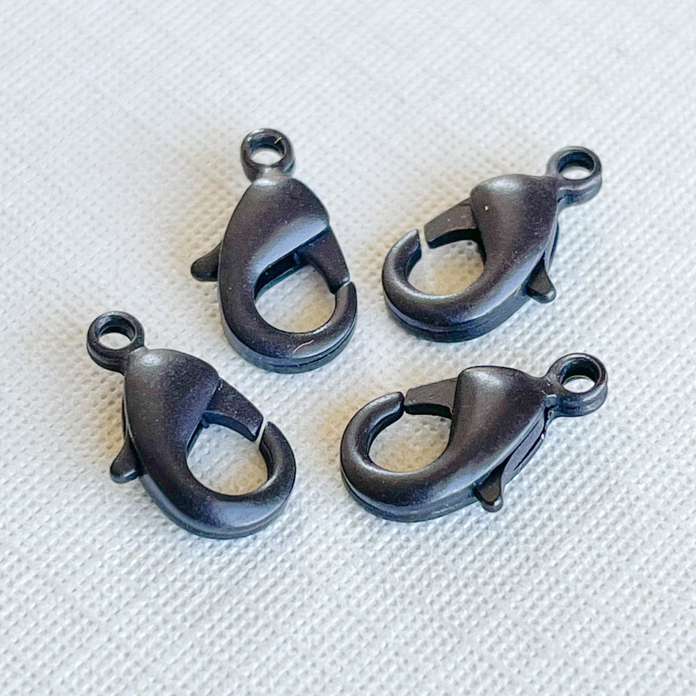 Lobster Clasp, Titanium Lobster Claw Clasps Jewelry Clasps, Necklace Clasp  for Necklace Bracelet DIY Jewelry Making and Repairing (12mm, 3 Pieces)