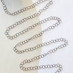 9mm Antique Brass Electro-Plated Round Chain