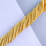 4mm Dijon Faceted Chinese Crystal Rondelle Strand
