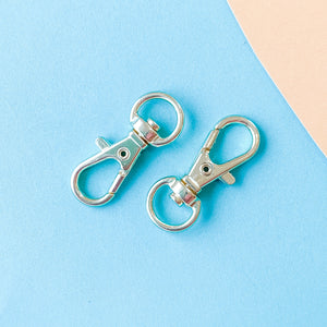 
                
                    Load image into Gallery viewer, 32mm Shiny Gold Swivel Clasp - 2 Pack
                
            