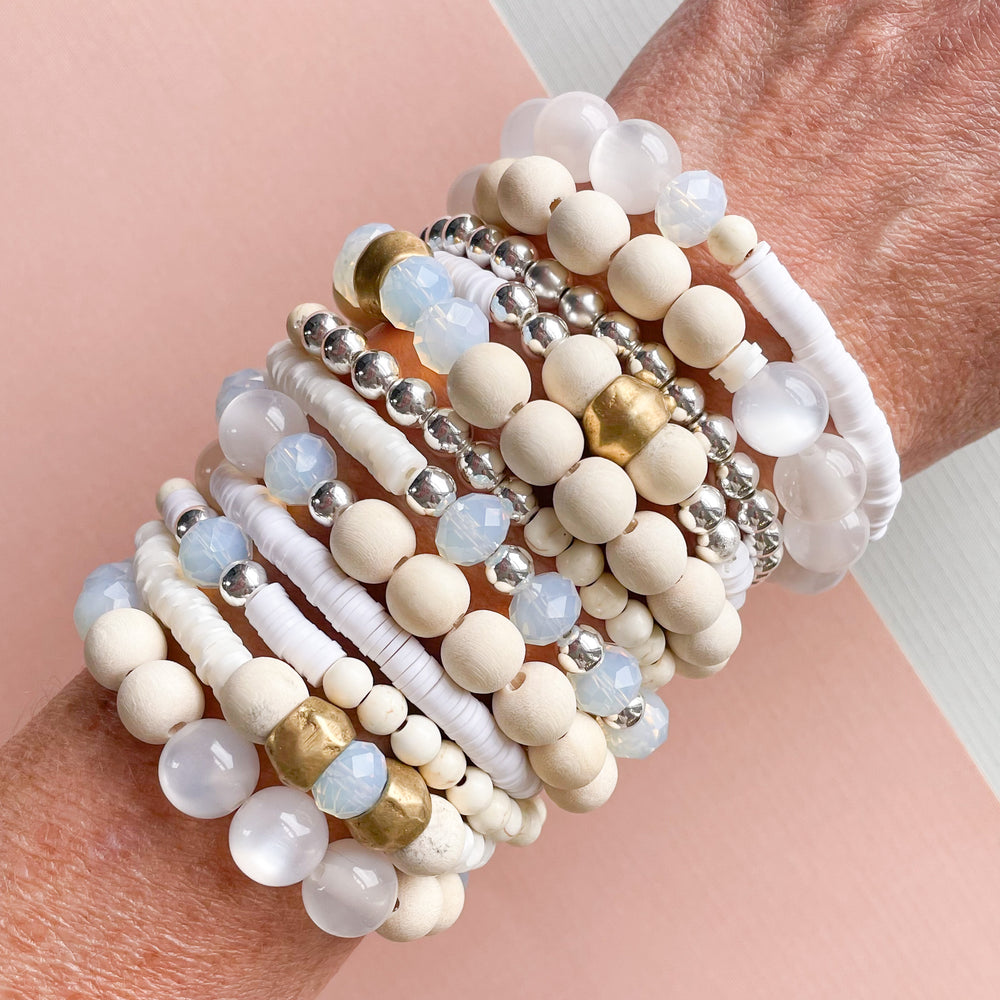 
                
                    Load image into Gallery viewer, The Jasmine Dunes Stretchy Bracelet Making Kit
                
            