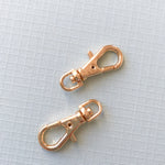 22mm Shiny Gold Swivel Lobster Claw Clasp - Pack of 2
