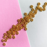 6mm Gold Daisy Disc Fancy Spacer Pack