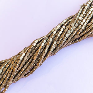 3mm Rectangular Brass Strand