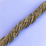 1mm Gold Rounded Rectangle Strand