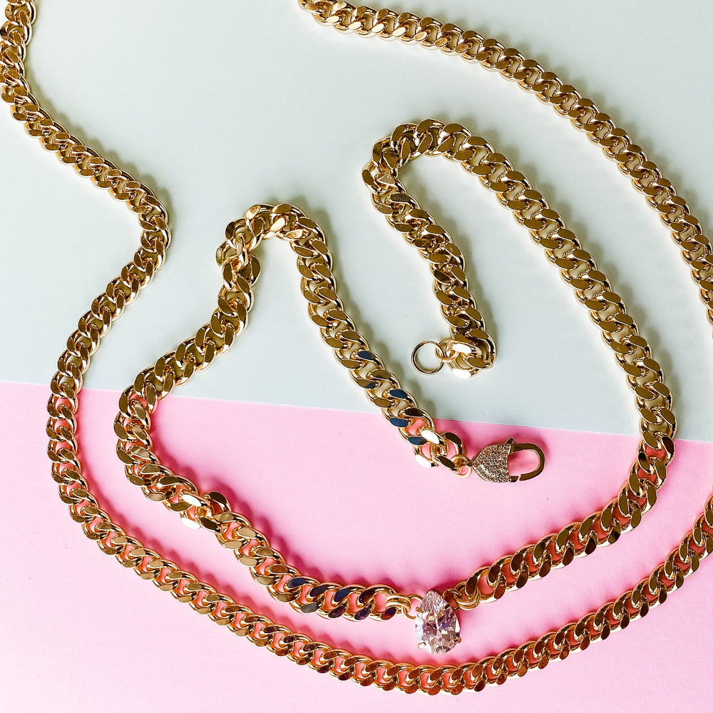 Large Gold Flat Curb Chain By Bead Landing™, Michaels
