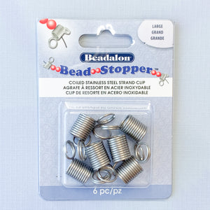 
                
                    Load image into Gallery viewer, 12mm Stainless Steel Beadalon Bead Stoppers - 6 Pack
                
            