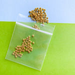 4mm Gold Daisy Disc Spacer Pack
