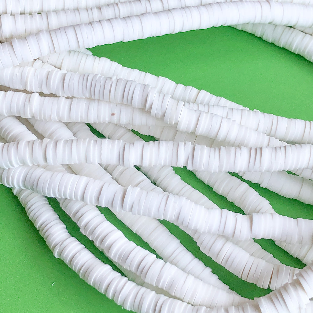 6mm Premium Copy Paper Polymer Clay Heishi Strand – Beads, Inc.