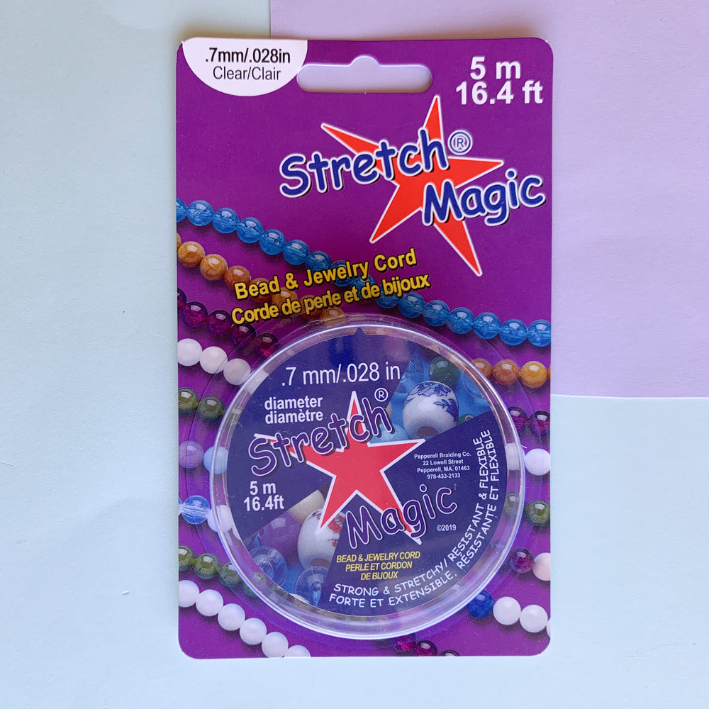Stretch Magic String, Clear – The Neon Tea Party