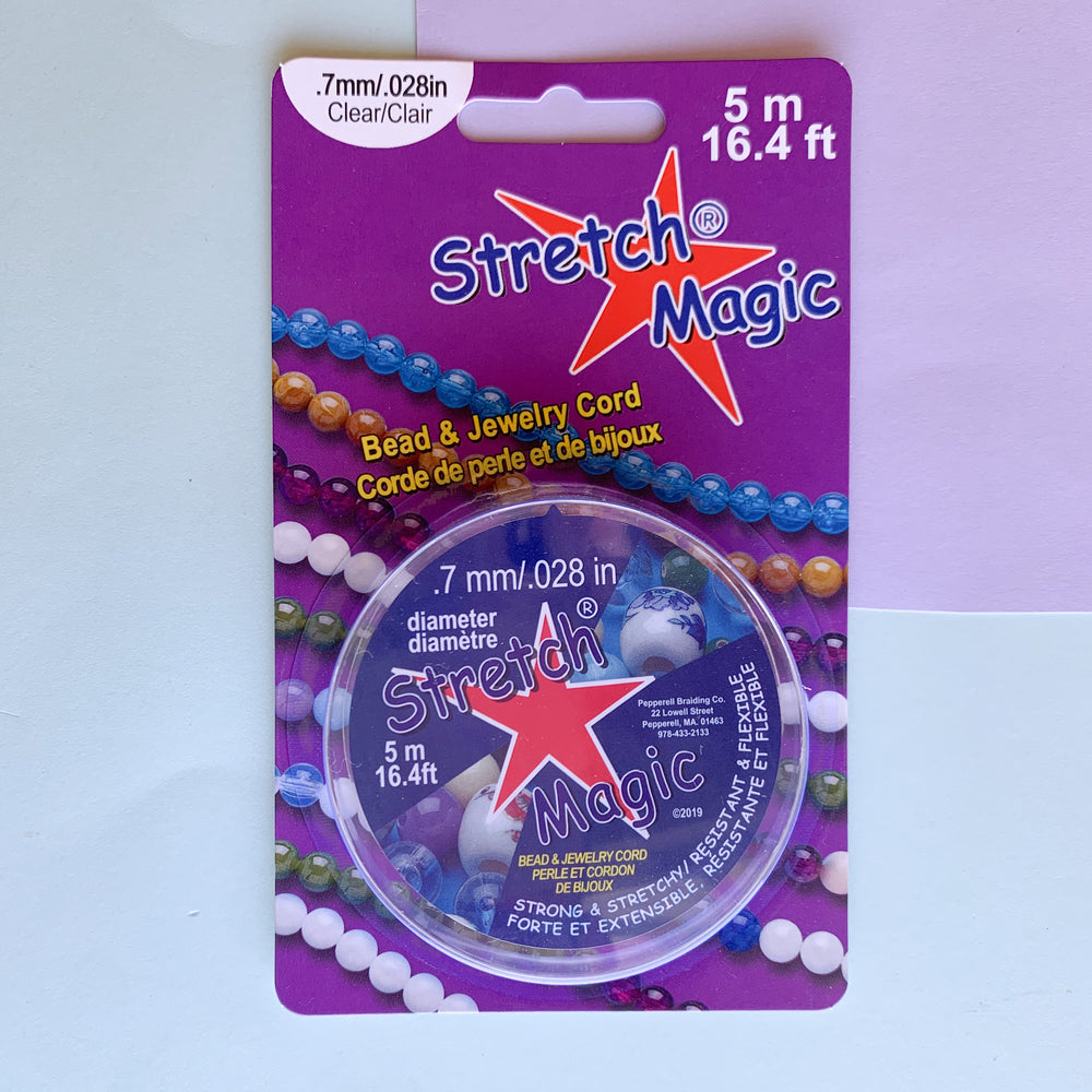 .7mm Clear Stretch Magic - 5m - 2 Pack – Beads, Inc.