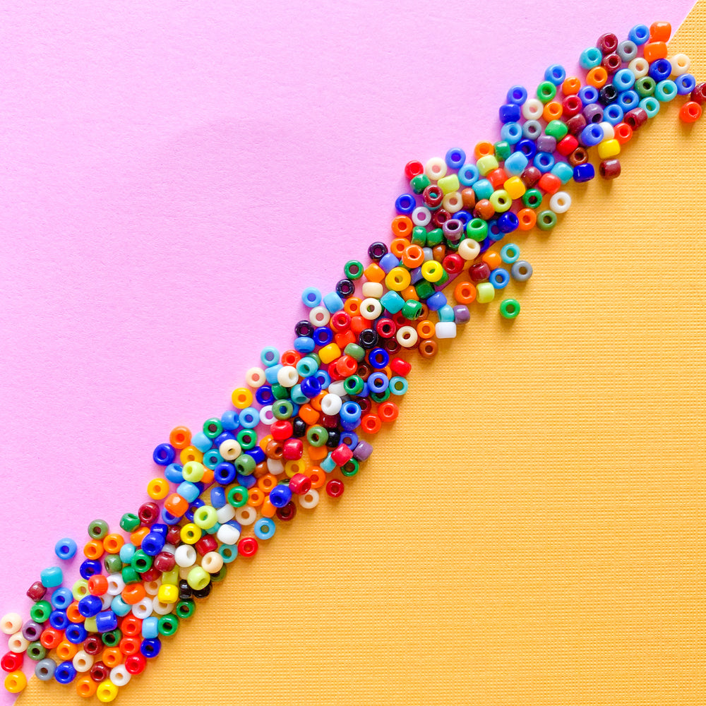14400pcs Multicolor 3mm Glass Seed Beads Small Craft Beads With