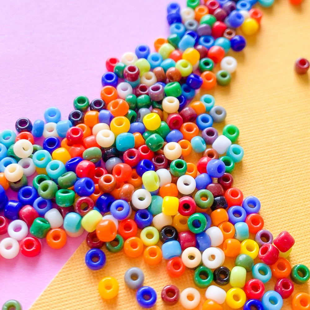 3mm Multicolor Seed Bead Pack – Beads, Inc.
