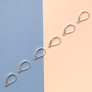 
                
                    Load image into Gallery viewer, Sterling Leverback Earring Wire Pack - Christine White Style
                
            
