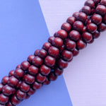 8mm Mahogany Wood Rounds Strand