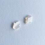 10mm Mother of Pearl White Hamsa Hand - 2 Pack