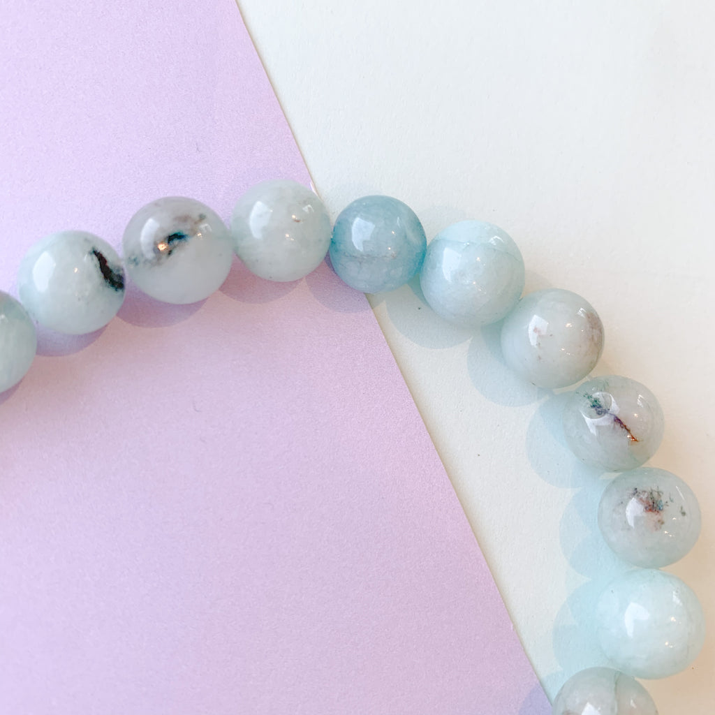 10mm Soft Blue Dyed Calcite Round Strand – Beads, Inc.