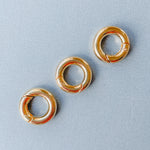 15mm Shiny Gold Charm Enhancer Ring