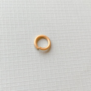 12mm Heavy Duty Open Jump Ring Brushed Gold - Pack of 20 - Christine White Style