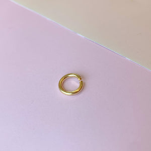 12mm Heavy Duty Jump Ring Shiny Gold Color - Pack of 20 - Christine White Style