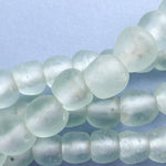 15mm Smooth Clear Recycled African Glass Strands