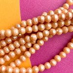 5mm Salmon Faceted Chinese Crystal Strand - Beads, Inc.