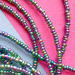 2mm Mardi Gras Crystal Rondelle Strand - Beads, Inc.