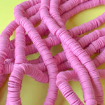 8mm Thistle Polymer Clay Heishi Strand