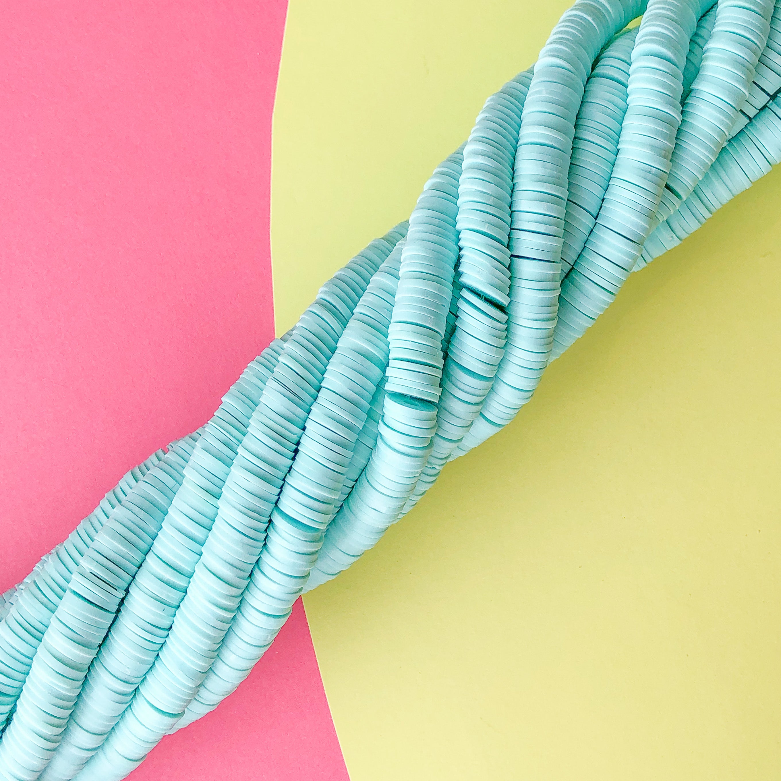 8mm Calypso Polymer Clay Heishi Strand – Beads, Inc.