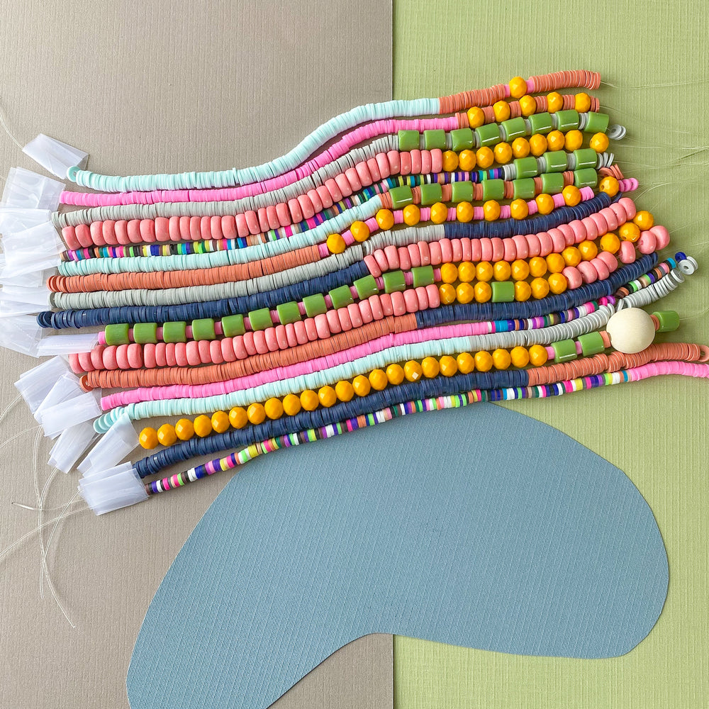 
                
                    Load image into Gallery viewer, The Aspen Stretchy Bracelet Making Kit
                
            