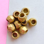 6mm Hammered Bronze Brass Spacer Ring - 10 Pack - Beads, Inc.