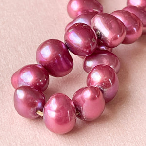 5mm Mulberry Freshwater Pearl Nugget Strand