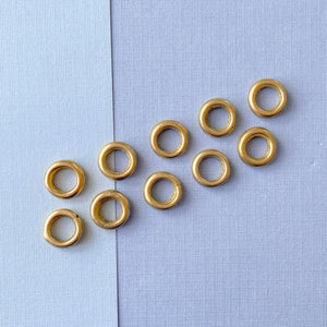 
                
                    Load image into Gallery viewer, 10mm Antique Brass Ring - 10 Pack
                
            