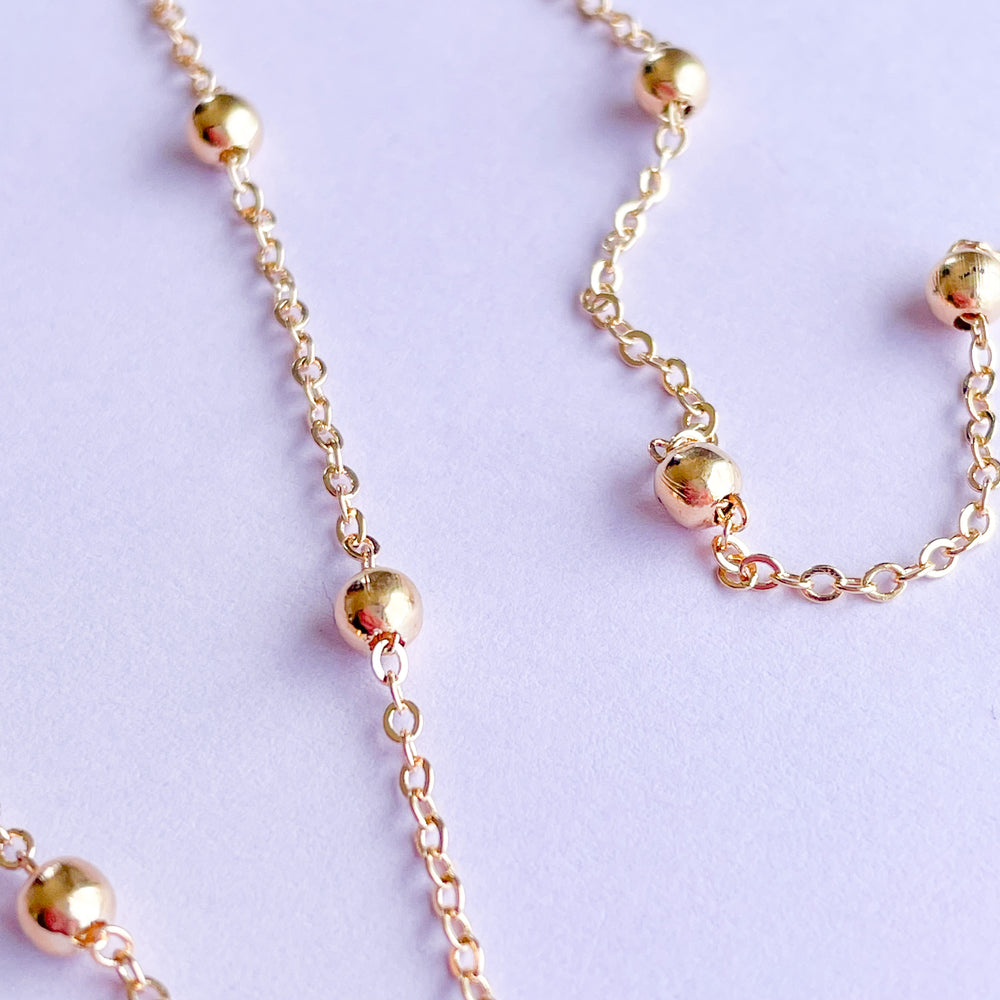3.5mm Gold Plated Satellite Chain