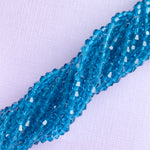 3mm Cerulean Chinese Crystal Bicone Strand
